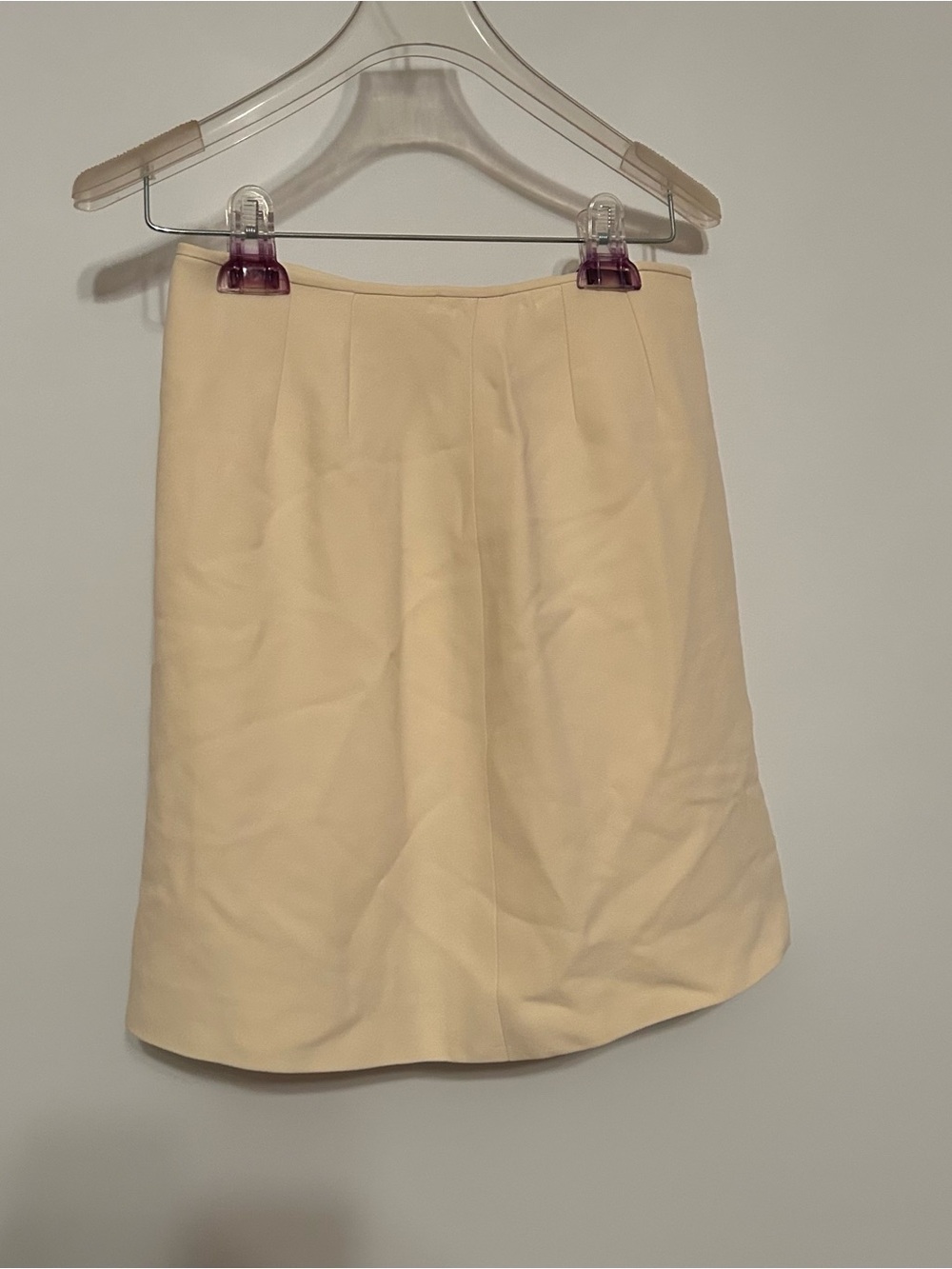 Pamela Dennis Soft Cream A-Line Skirt
